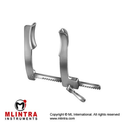 Castaneda Rib Spreader For Infants Aluminium, Size of Lateral Blades - Spread 12 x 45 mm - 70 mm Castaneda Rib Spreader For Infants Aluminium, Size of Lateral Blades - Spread 12 x 45 mm - 70 mm